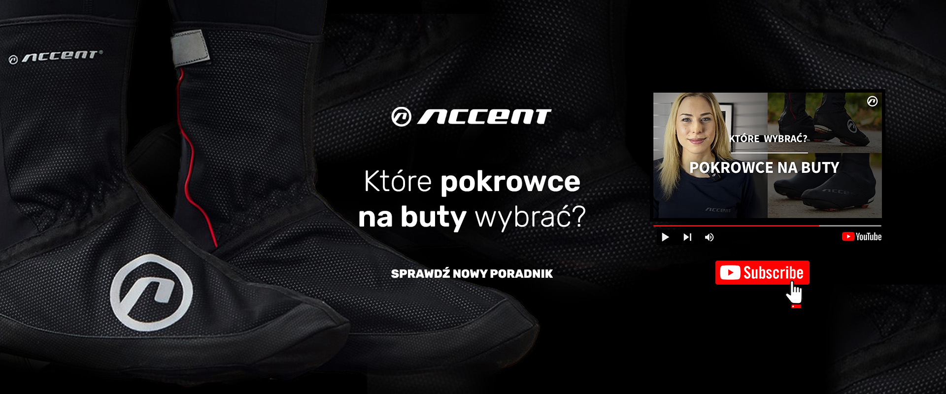 Pokrowce na buty kolarskie od Accent - sprawdź poradnik